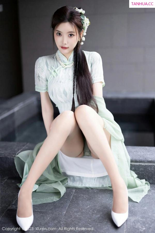 杨晨晨 sugar小甜心CC [XiuRen]高清写真图 2023.06.27 No.6983 杨晨晨Yome 旗袍美腿第16张图片